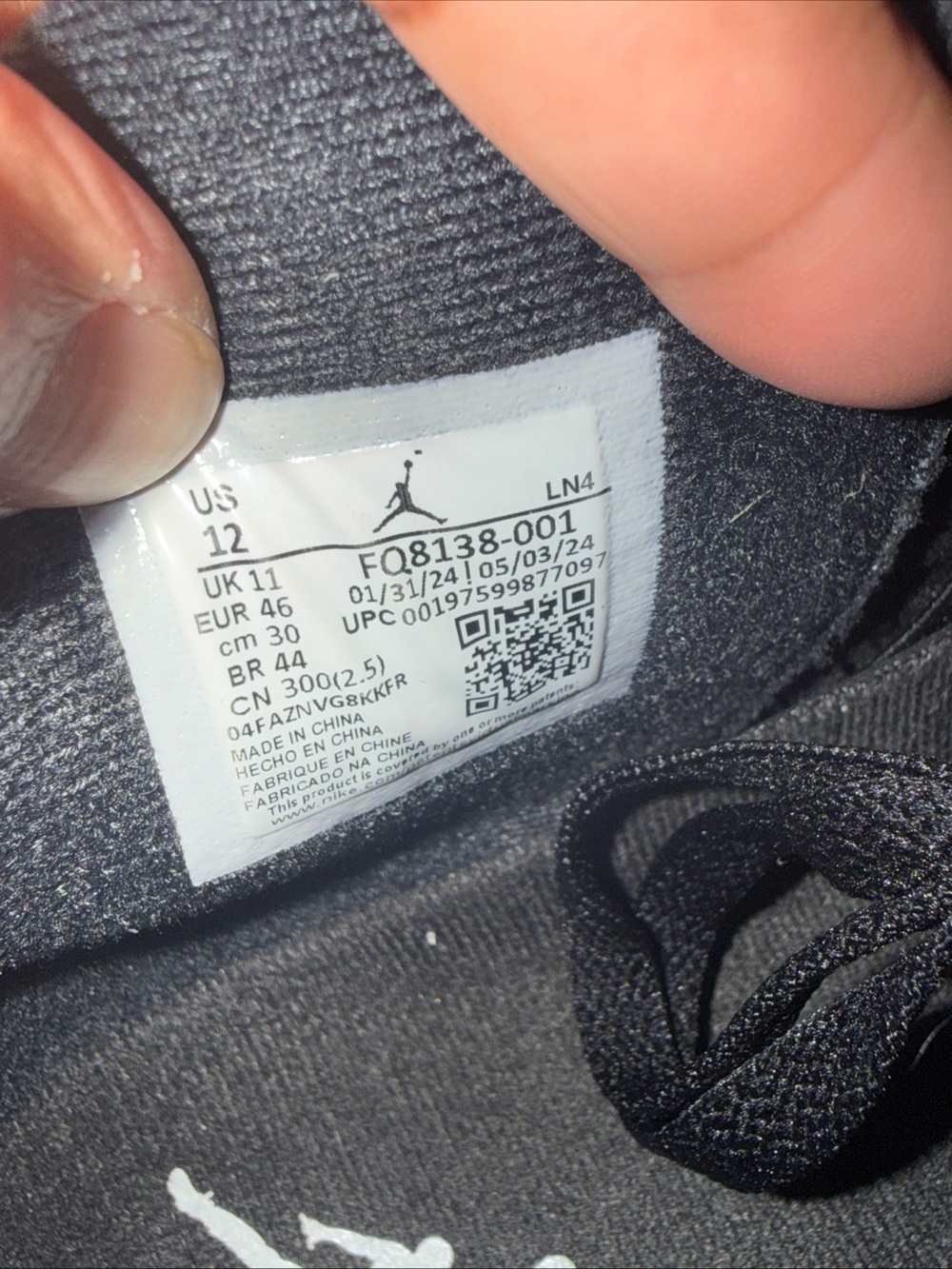 Size 12 - Air Jordan 4 Retro White Thunder, FQ8138-001, Clean W/ Replacement Box - Picture 8 of 11